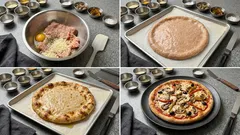 Pizza con base de pollo: cena ligera, alta en proteína y sin harinas