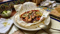 Camarones al papillote al horno: jugosos, con ajo y limón, listos en 12 minutos