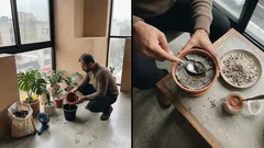 Moho blanco en la tierra de tus plantas: causas y cómo quitarlo sin complicarte